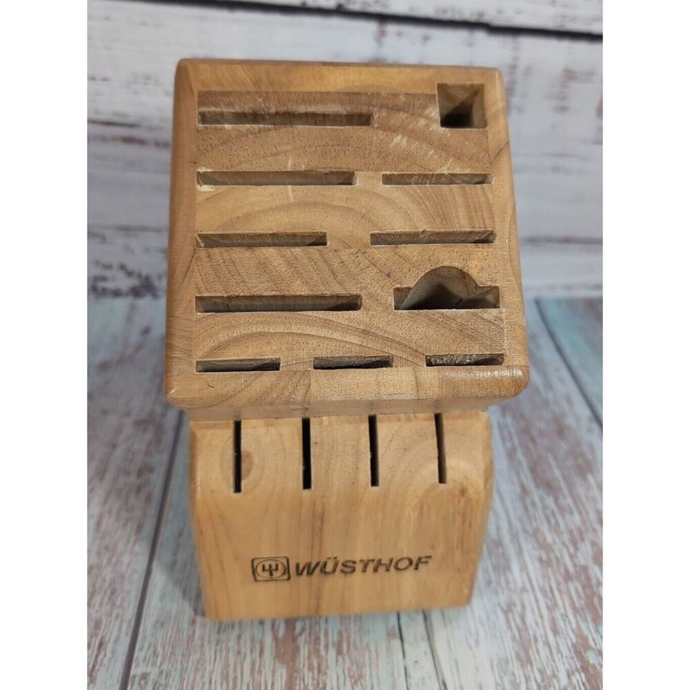 Wusthof 15 Slot Wooden Knife Block - Picture 5 of 13